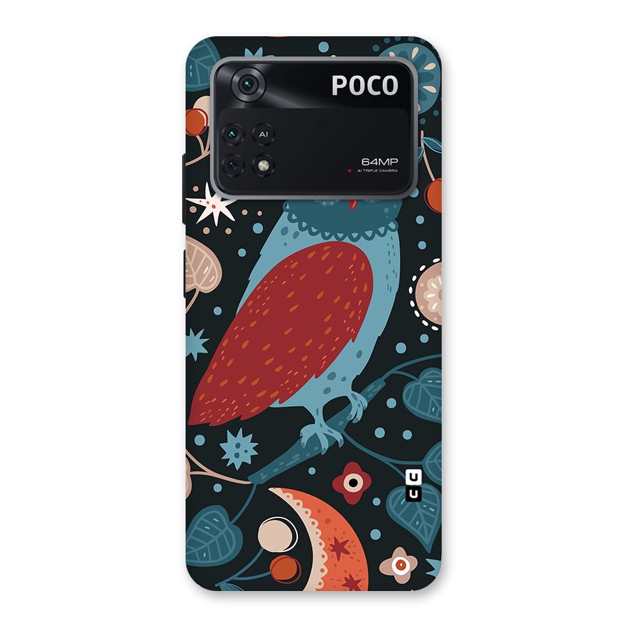 Nordic Arts Owl Back Case for Poco M4 Pro 4G