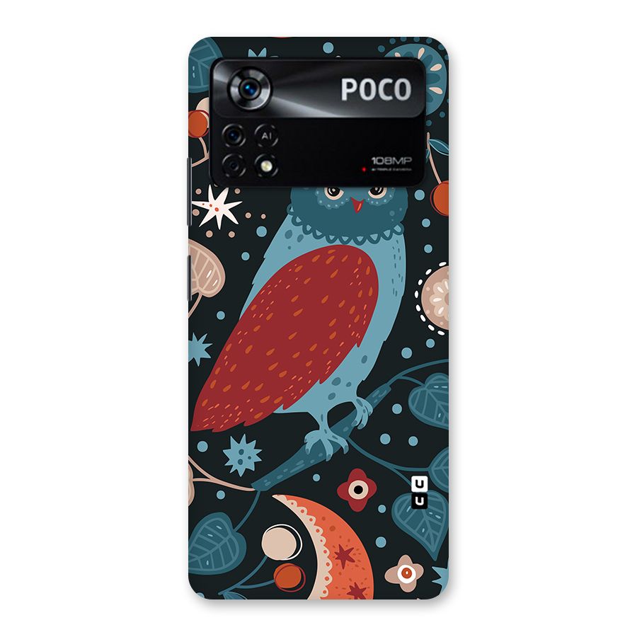 Nordic Arts Owl Back Case for Poco X4 Pro 5G
