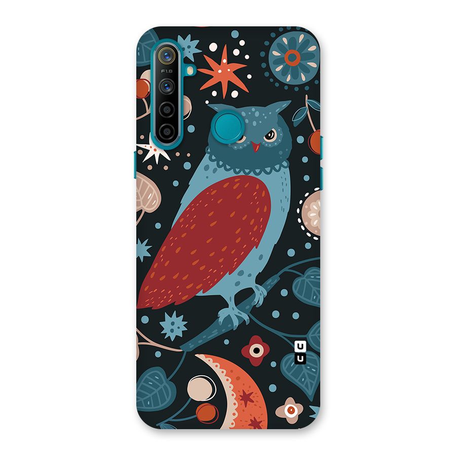 Nordic Arts Owl Back Case for Realme 5i