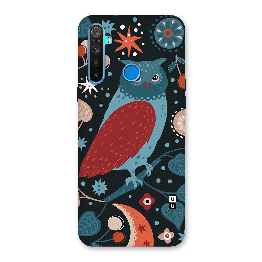 Nordic Arts Owl Back Case for Realme 5s