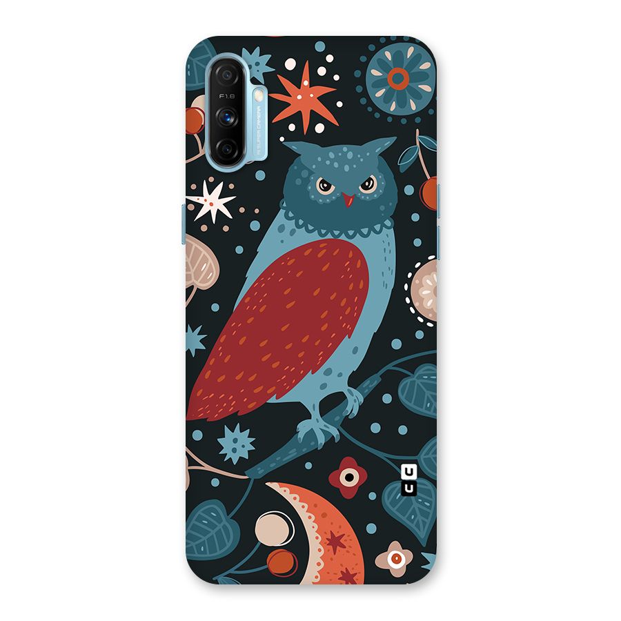 Nordic Arts Owl Back Case for Realme Narzo 20A