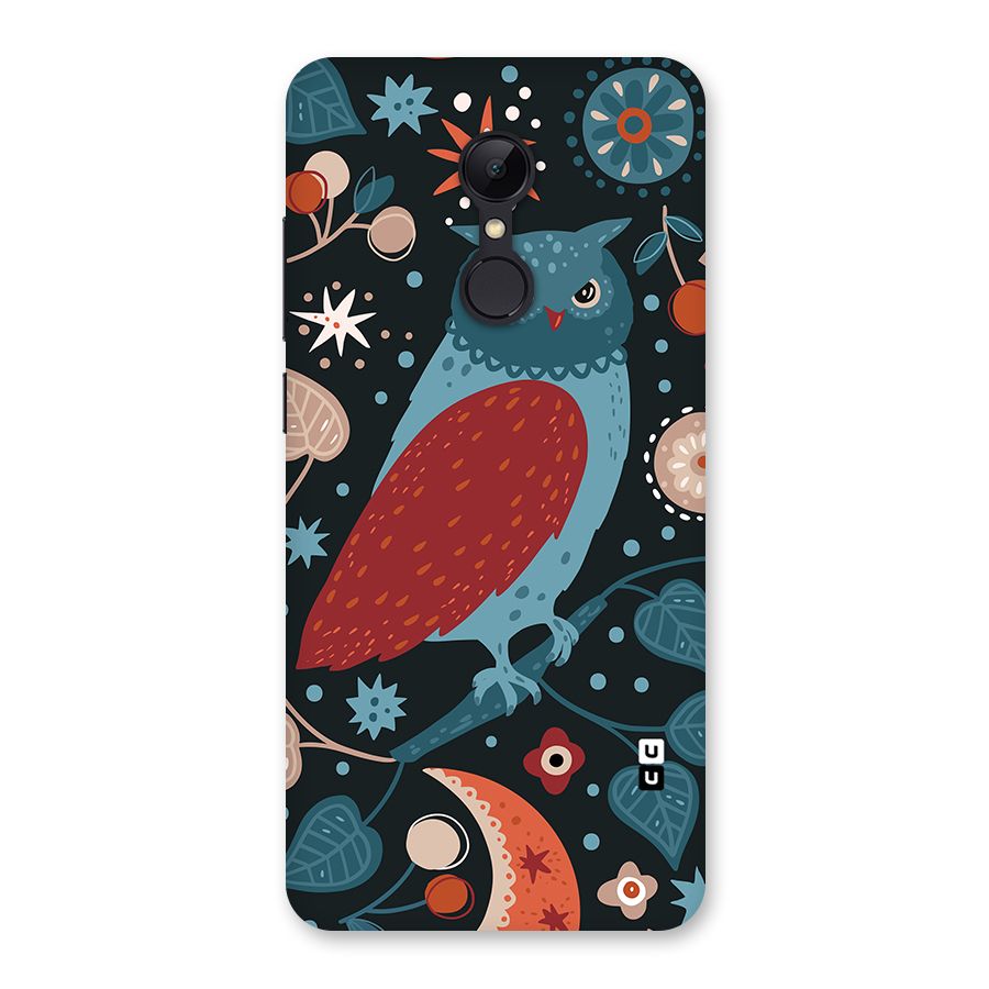 Nordic Arts Owl Back Case for Redmi 5