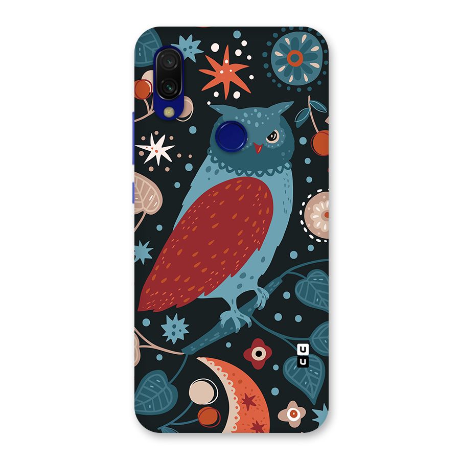 Nordic Arts Owl Back Case for Redmi 7