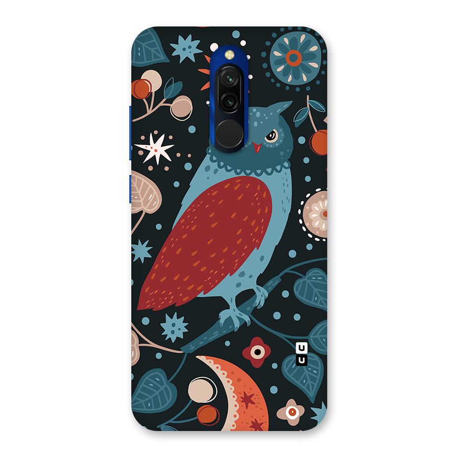 Nordic Arts Owl Back Case for Redmi 8
