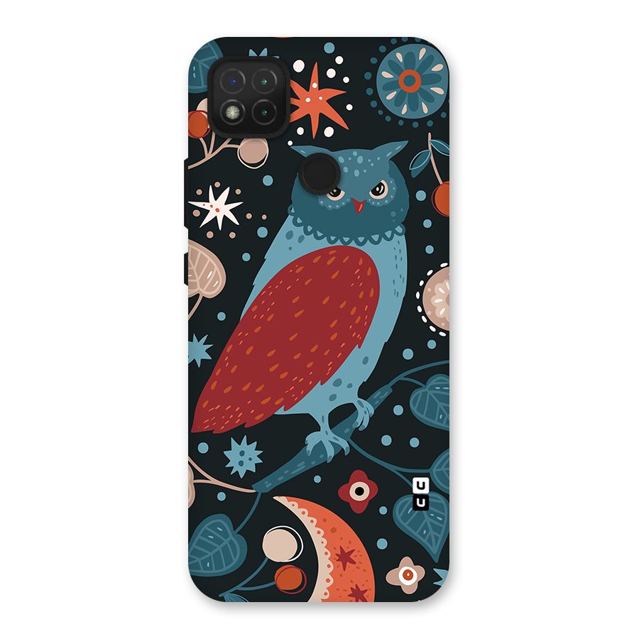 Nordic Arts Owl Back Case for Redmi 9 Activ