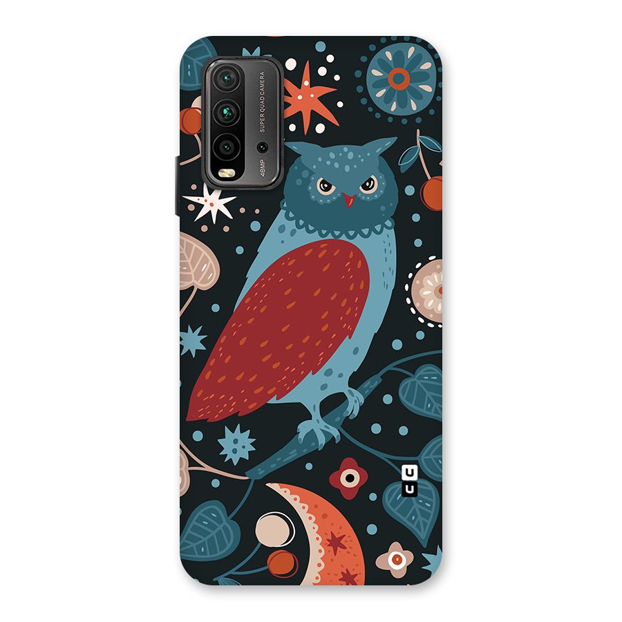Nordic Arts Owl Back Case for Redmi 9 Power