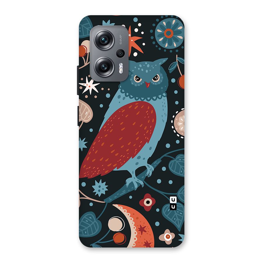 Nordic Arts Owl Back Case for Redmi K50i