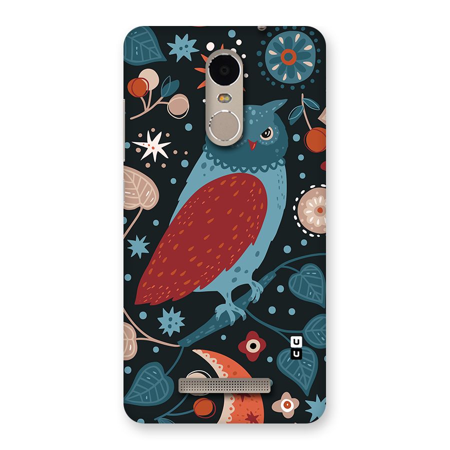 Nordic Arts Owl Back Case for Redmi Note 3