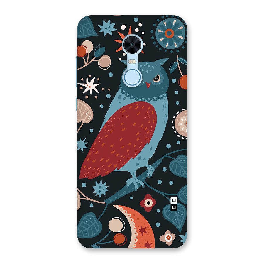 Nordic Arts Owl Back Case for Redmi Note 5