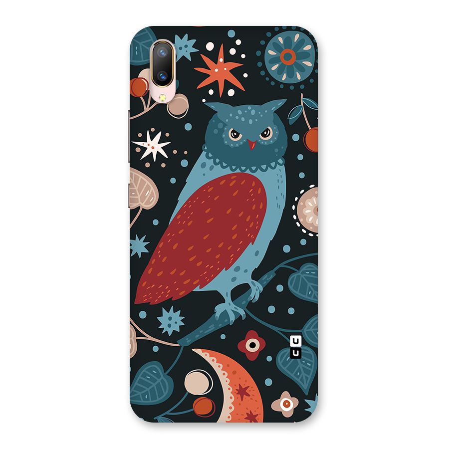 Nordic Arts Owl Back Case for Vivo V11 Pro