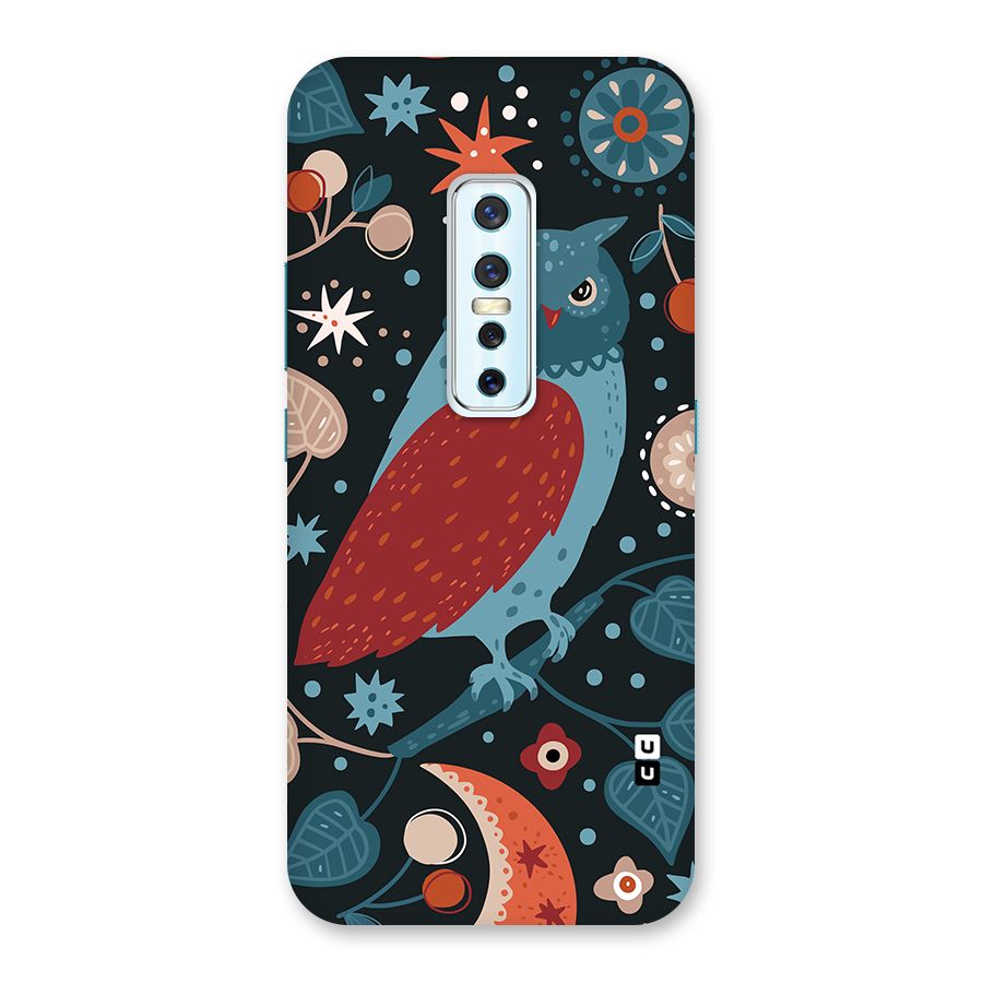 Nordic Arts Owl Back Case for Vivo V17 Pro