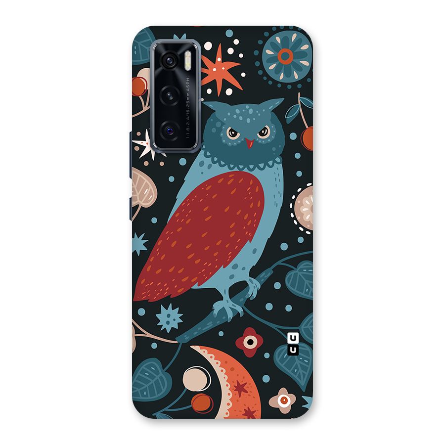 Nordic Arts Owl Back Case for Vivo V20 SE