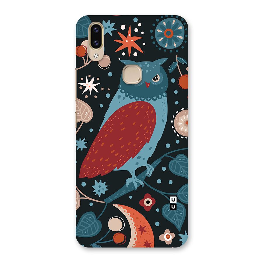 Nordic Arts Owl Back Case for Vivo V9 Youth