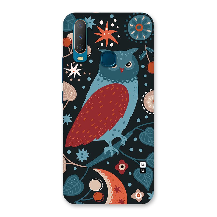 Nordic Arts Owl Back Case for Vivo Y11