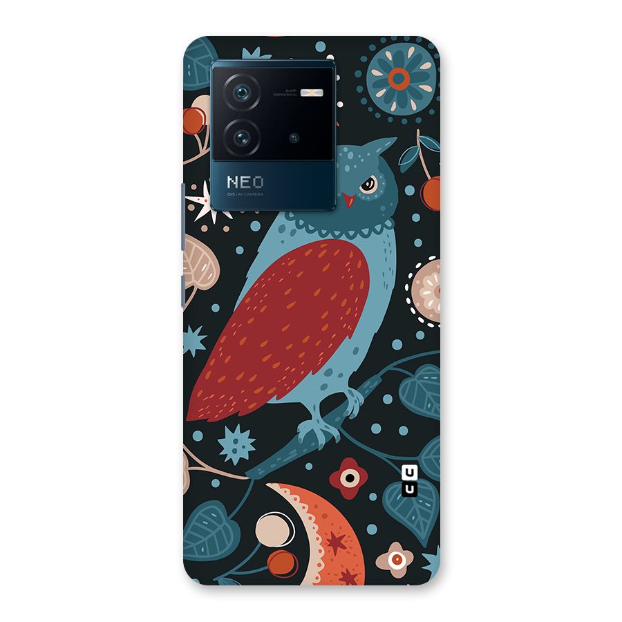 Nordic Arts Owl Back Case for Vivo iQOO Neo 6 5G