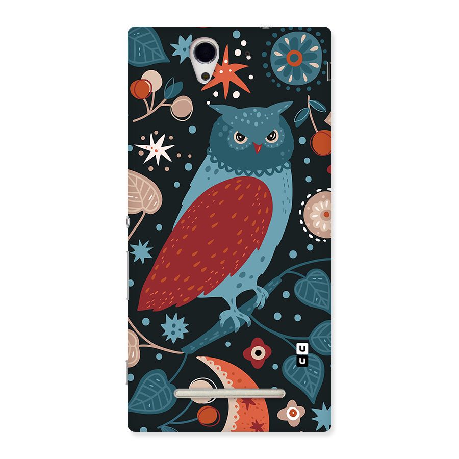Nordic Arts Owl Back Case for Xperia C3