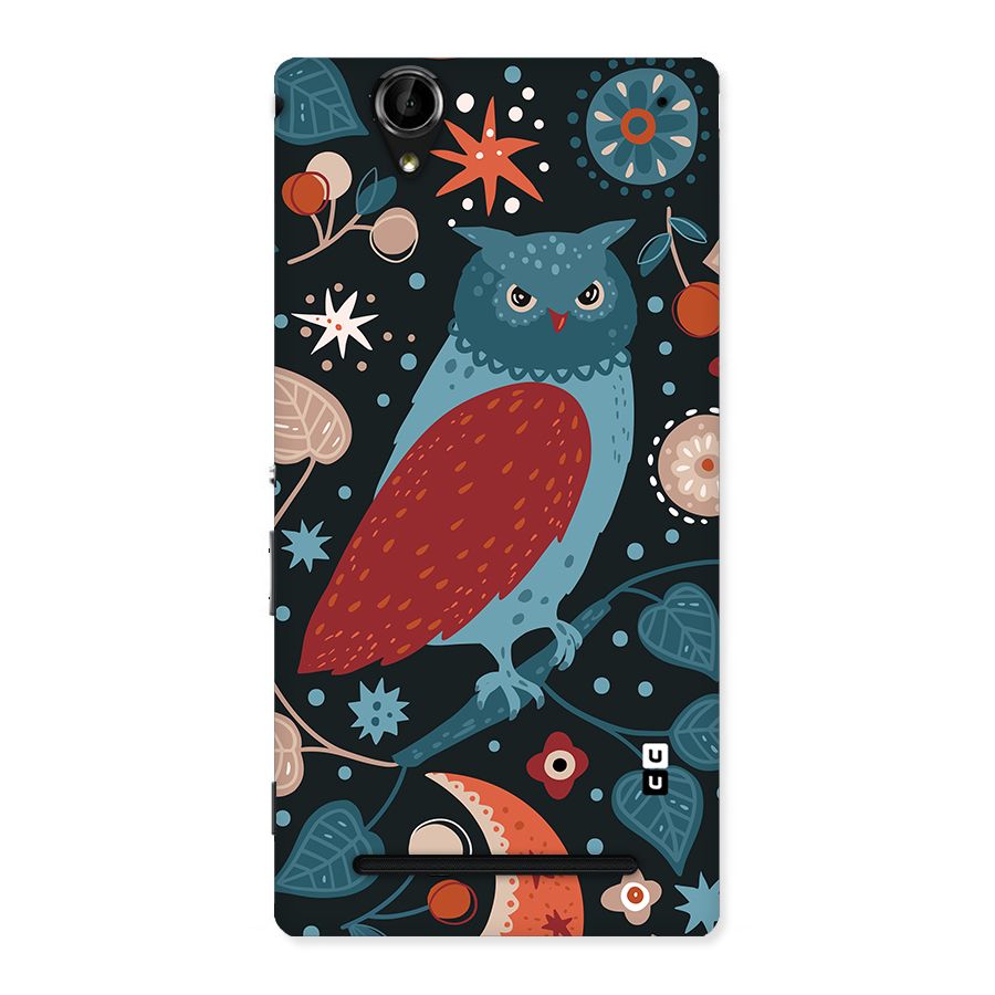 Nordic Arts Owl Back Case for Xperia T2