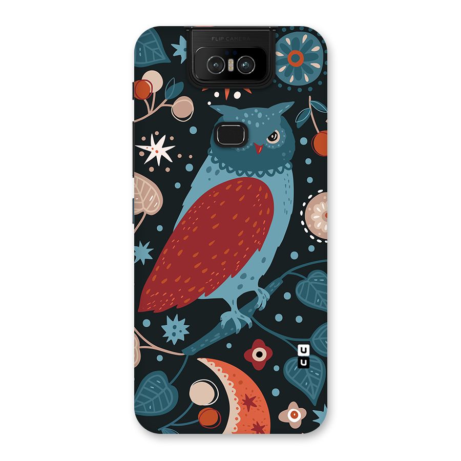 Nordic Arts Owl Back Case for Zenfone 6z