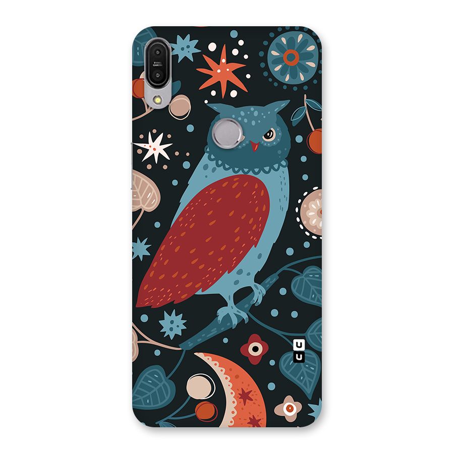 Nordic Arts Owl Back Case for Zenfone Max Pro M1