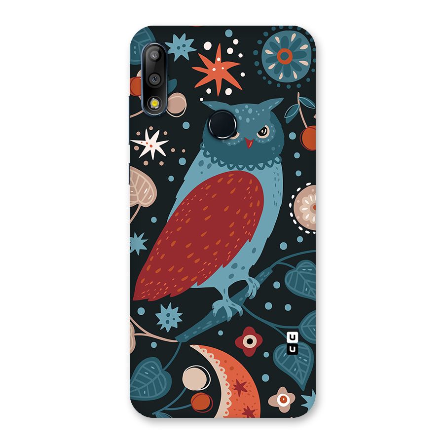 Nordic Arts Owl Back Case for Zenfone Max Pro M2