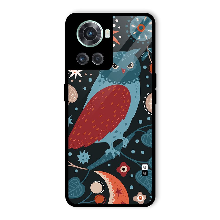 Nordic Arts Owl Glass Back Case for OnePlus 10R