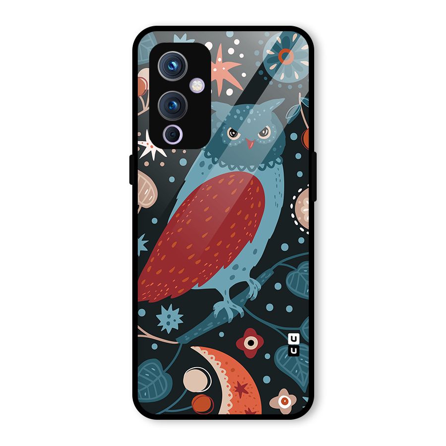 Nordic Arts Owl Glass Back Case for OnePlus 9