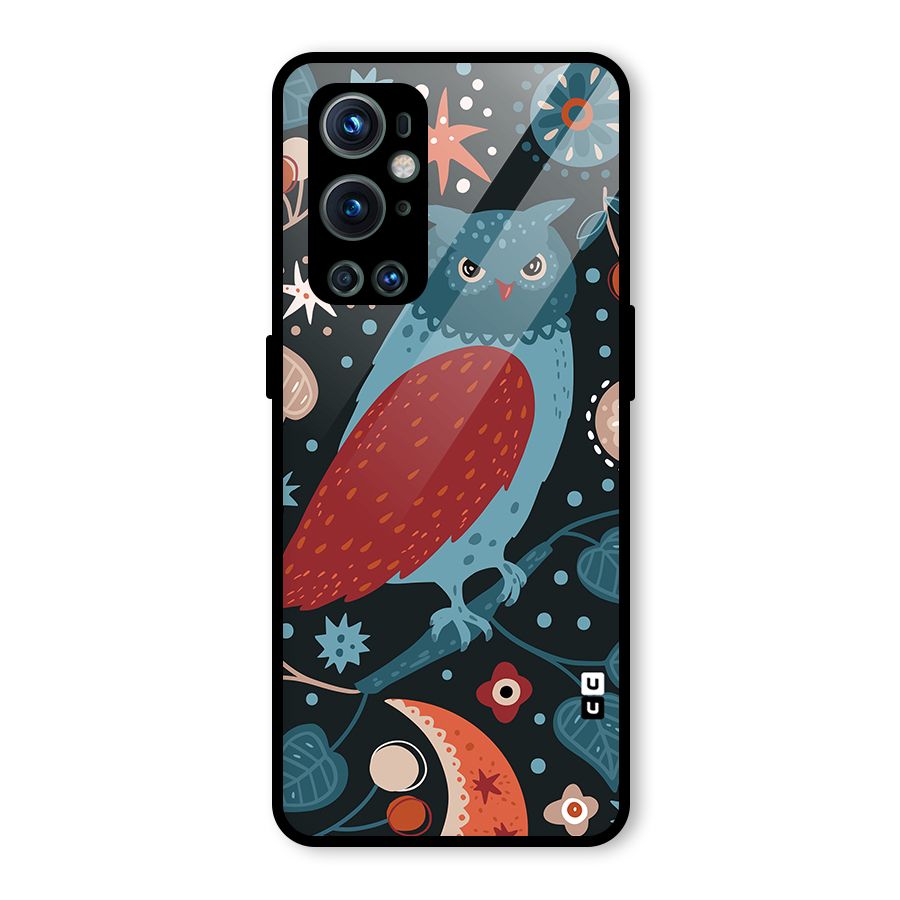 Nordic Arts Owl Glass Back Case for OnePlus 9 Pro