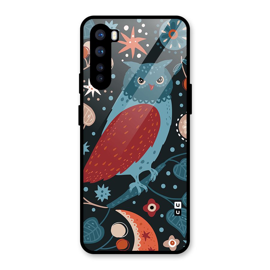 Nordic Arts Owl Glass Back Case for OnePlus Nord