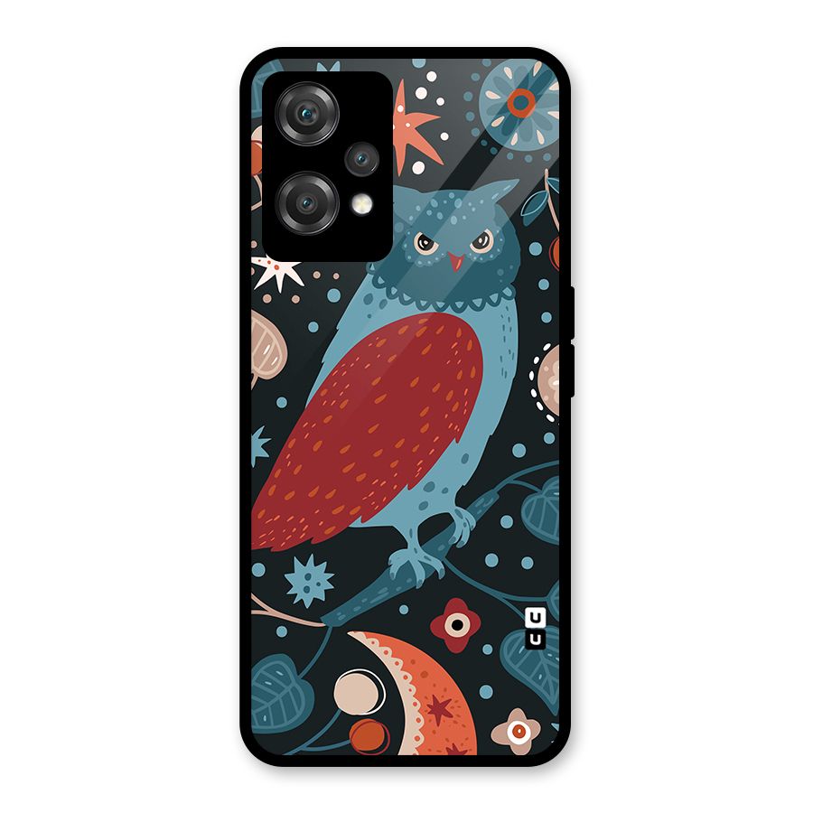 Nordic Arts Owl Glass Back Case for OnePlus Nord CE 2 Lite 5G