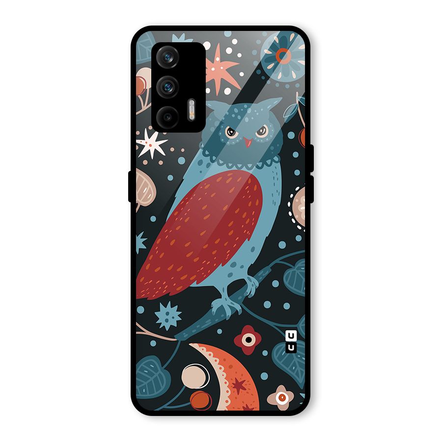 Nordic Arts Owl Glass Back Case for Realme GT 5G