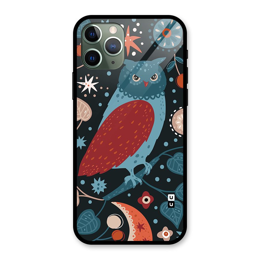 Nordic Arts Owl Glass Back Case for iPhone 11 Pro