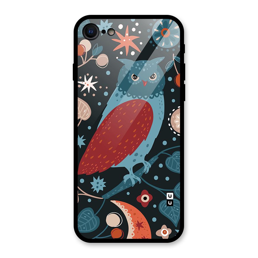 Nordic Arts Owl Glass Back Case for iPhone 7