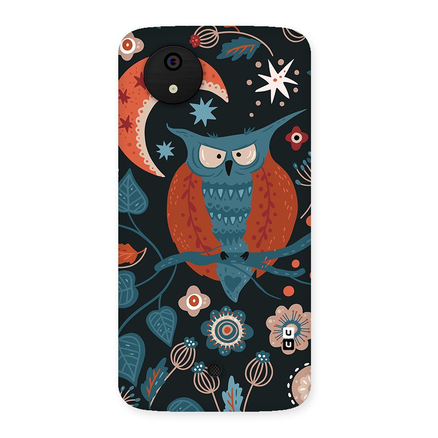 Nordic Arts Owl Moon Back Case for Canvas A1  AQ4501