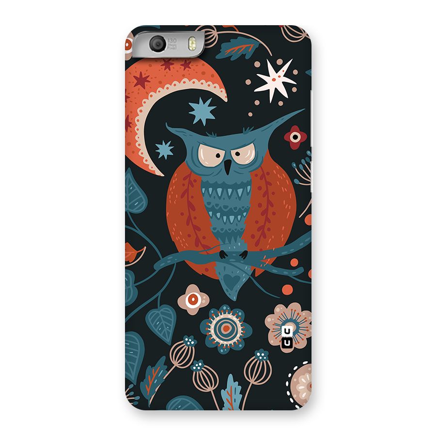 Nordic Arts Owl Moon Back Case for Canvas Knight 2