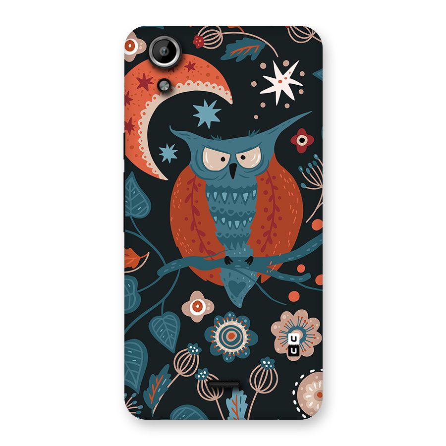 Nordic Arts Owl Moon Back Case for Canvas Selfie Lens Q345