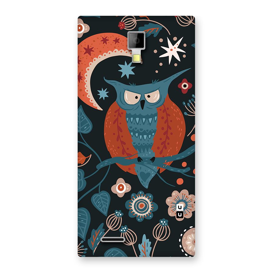 Nordic Arts Owl Moon Back Case for Canvas Xpress A99