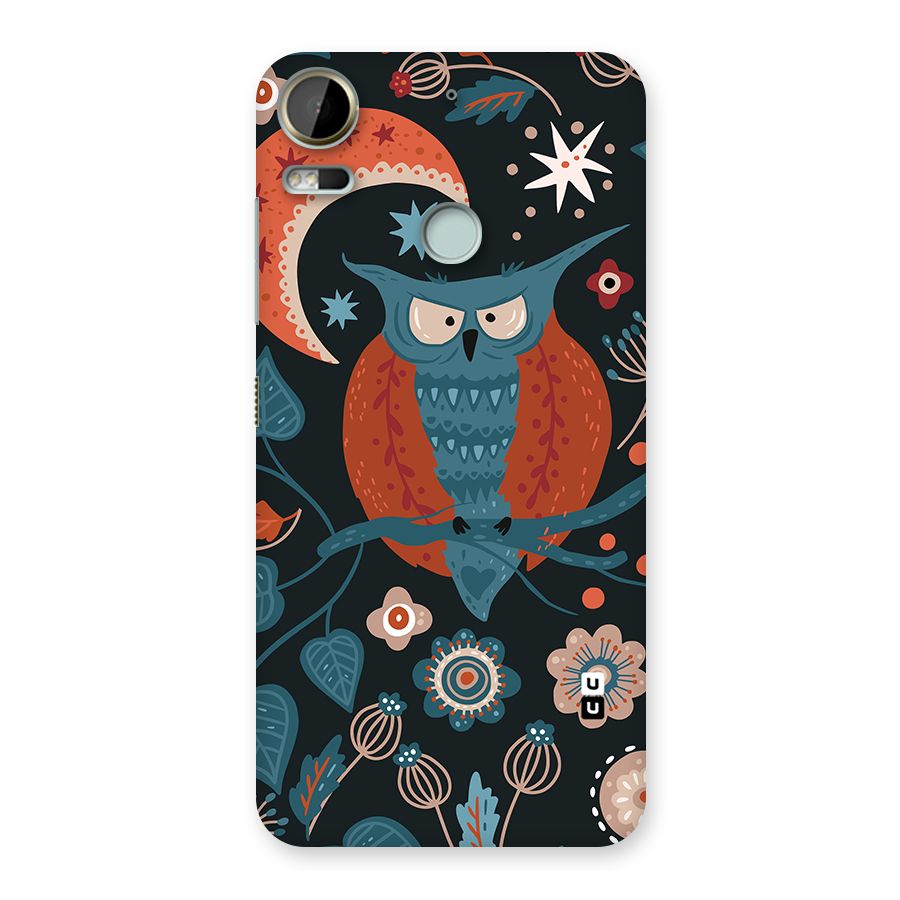 Nordic Arts Owl Moon Back Case for Desire 10 Pro
