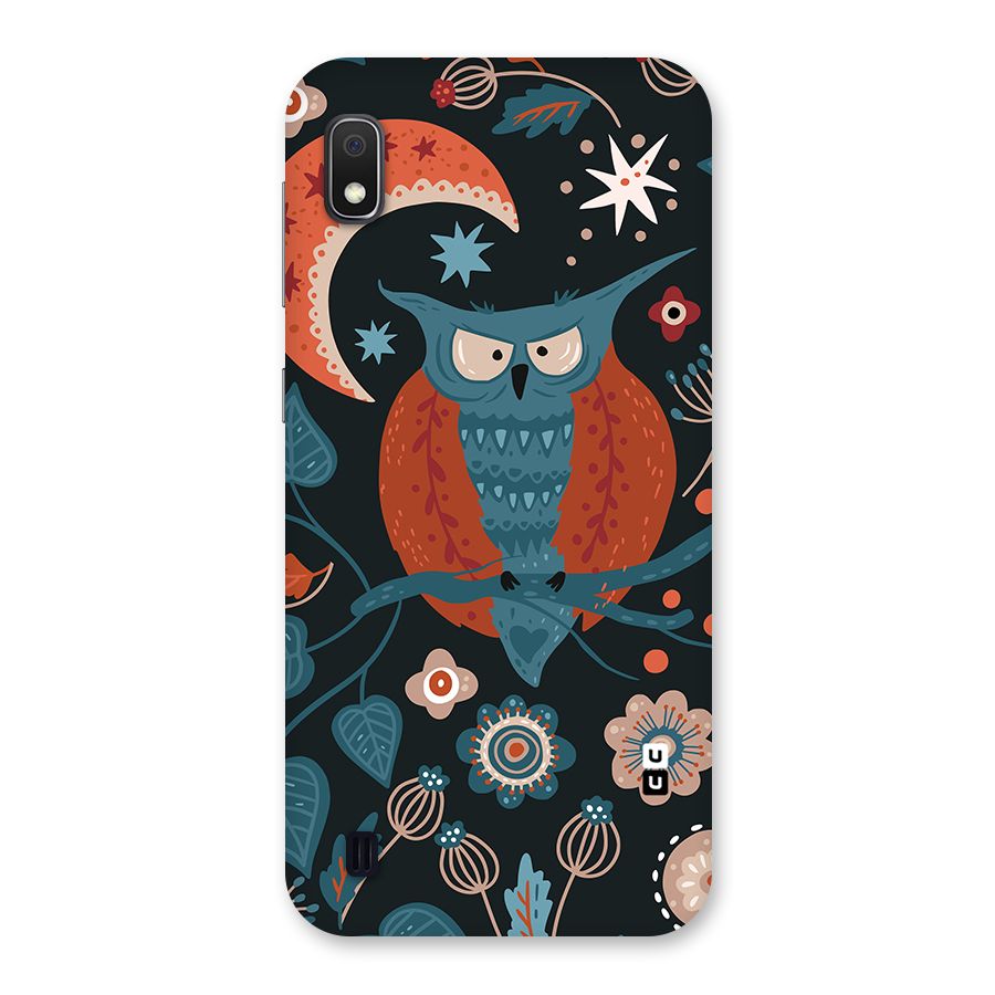 Nordic Arts Owl Moon Back Case for Galaxy A10