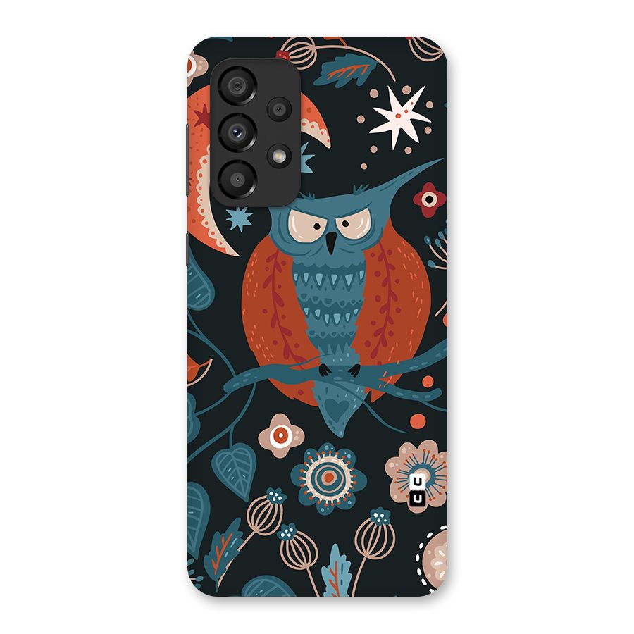 Nordic Arts Owl Moon Back Case for Galaxy A33 5G