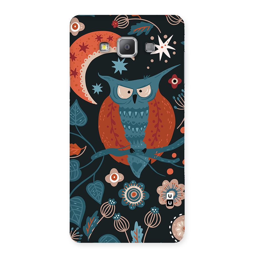 Nordic Arts Owl Moon Back Case for Galaxy A7
