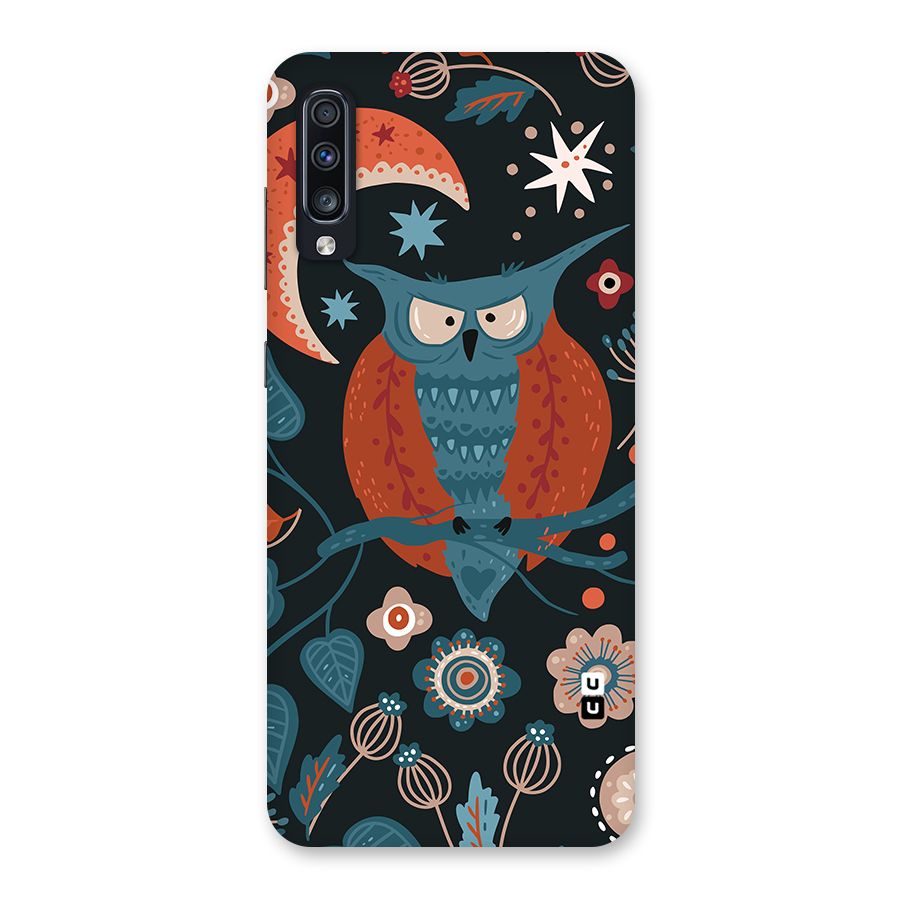 Nordic Arts Owl Moon Back Case for Galaxy A70