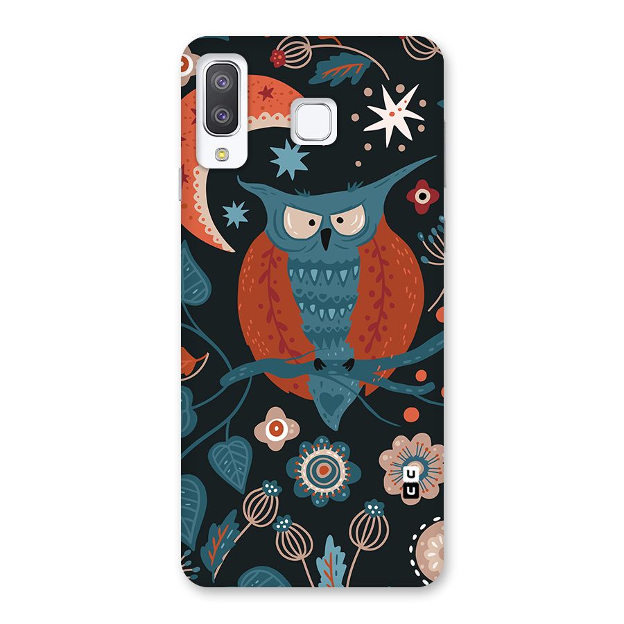 Nordic Arts Owl Moon Back Case for Galaxy A8 Star