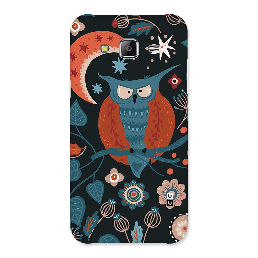 Nordic Arts Owl Moon Back Case for Galaxy J2 Prime