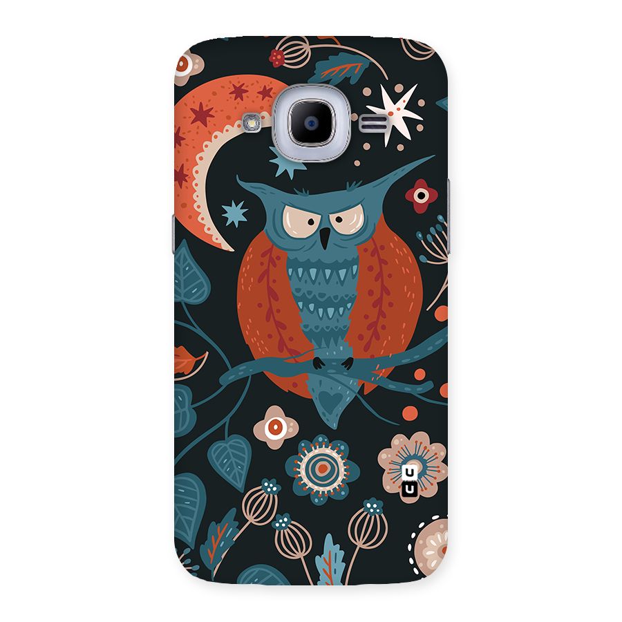 Nordic Arts Owl Moon Back Case for Galaxy J2 Pro