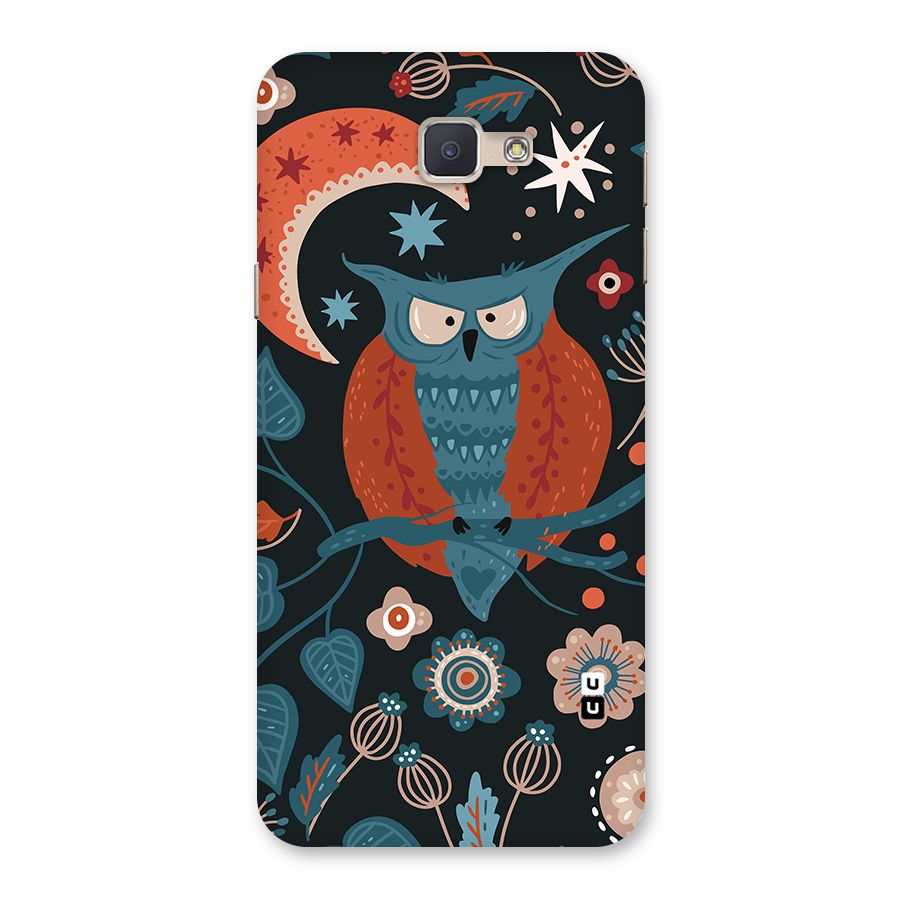 Nordic Arts Owl Moon Back Case for Galaxy J5 Prime