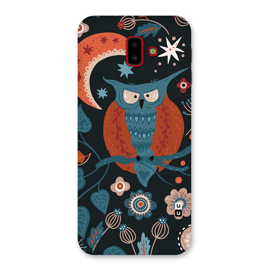 Nordic Arts Owl Moon Back Case for Galaxy J6 Plus