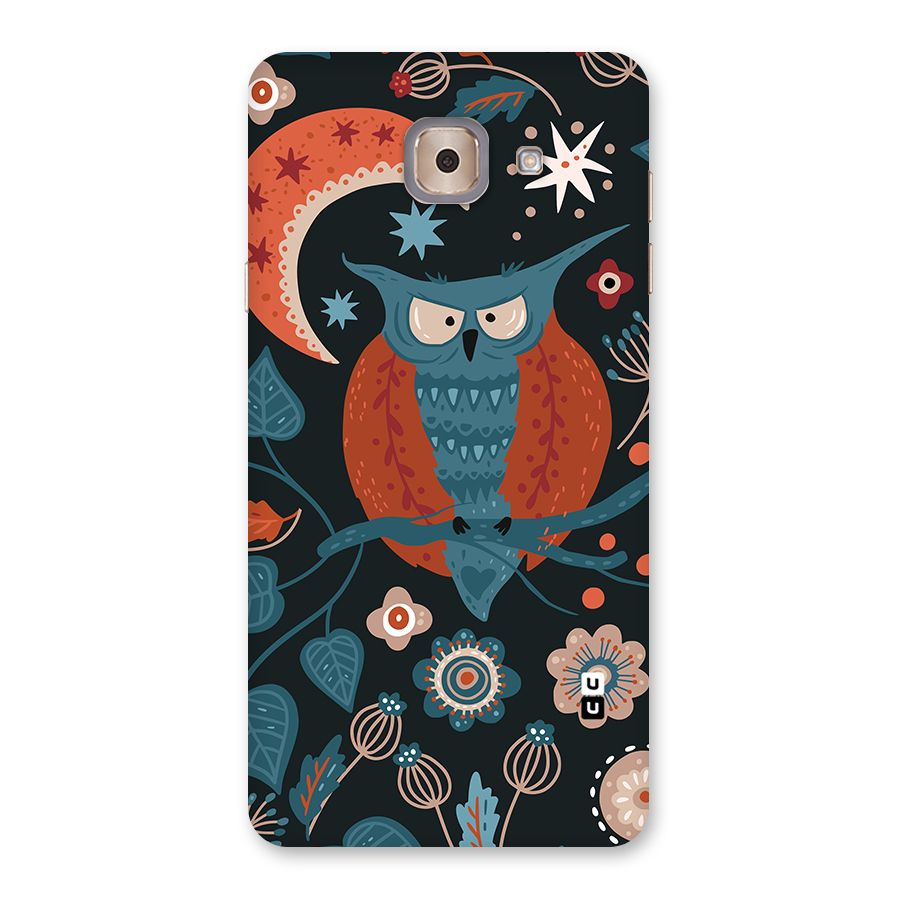 Nordic Arts Owl Moon Back Case for Galaxy J7 Max