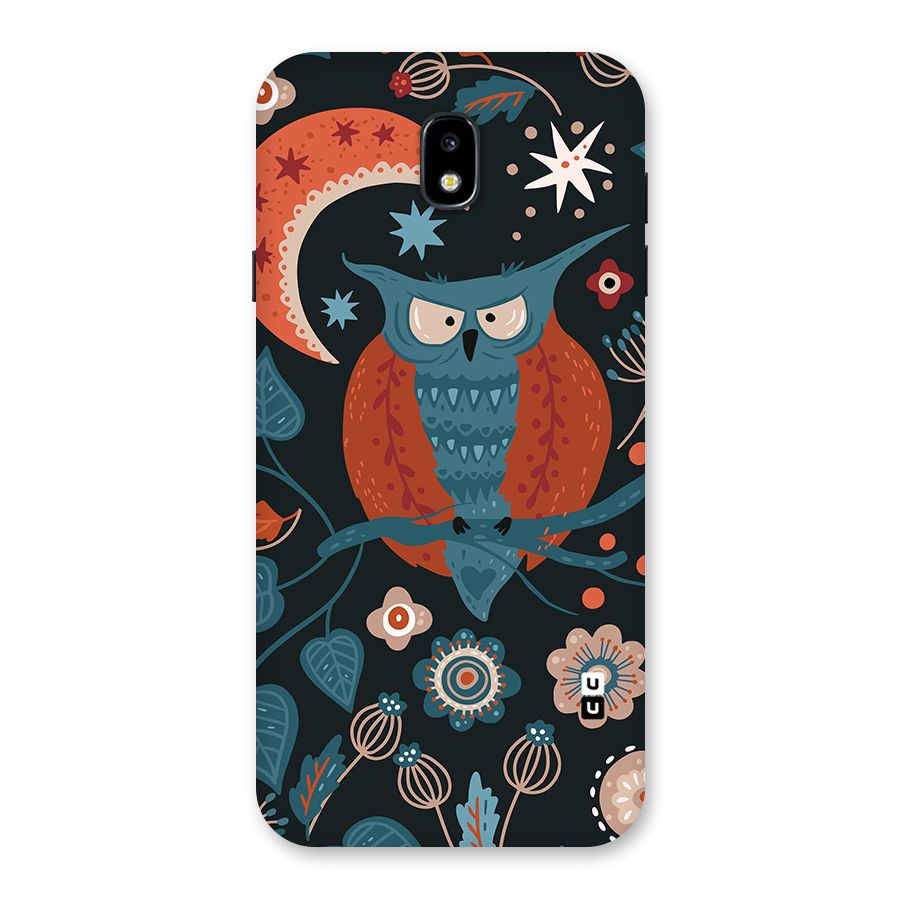 Nordic Arts Owl Moon Back Case for Galaxy J7 Pro