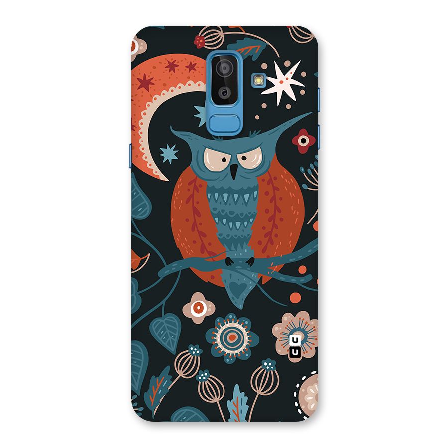 Nordic Arts Owl Moon Back Case for Galaxy J8
