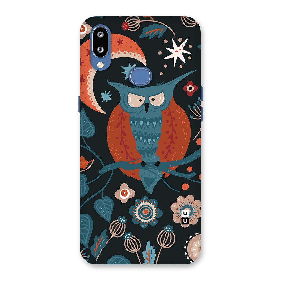 Nordic Arts Owl Moon Back Case for Galaxy M01s
